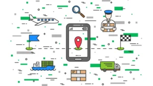 Smartphone displaying a location pin - Multi-Channel Order Management