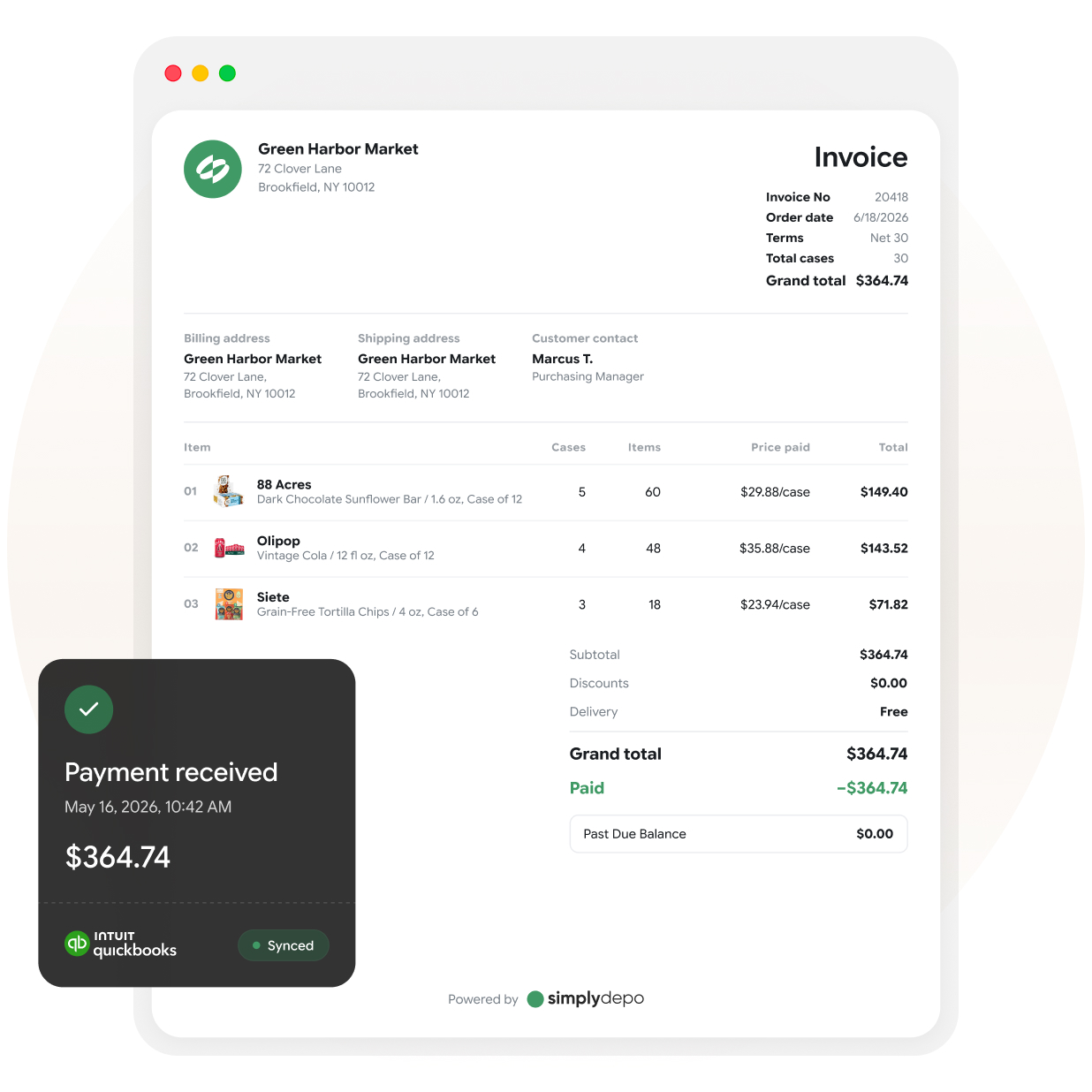 Delivery Invoicing